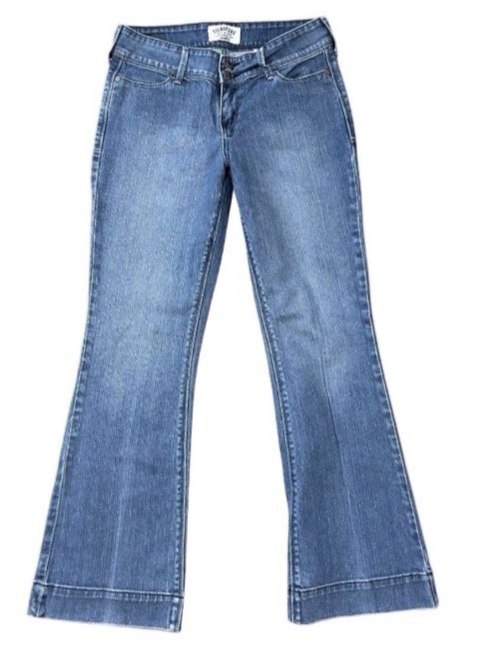 Levis Trouser Jeans Women’s 6 Cuffed Flare Leg 30” Inseam Low Rise Waist 30”